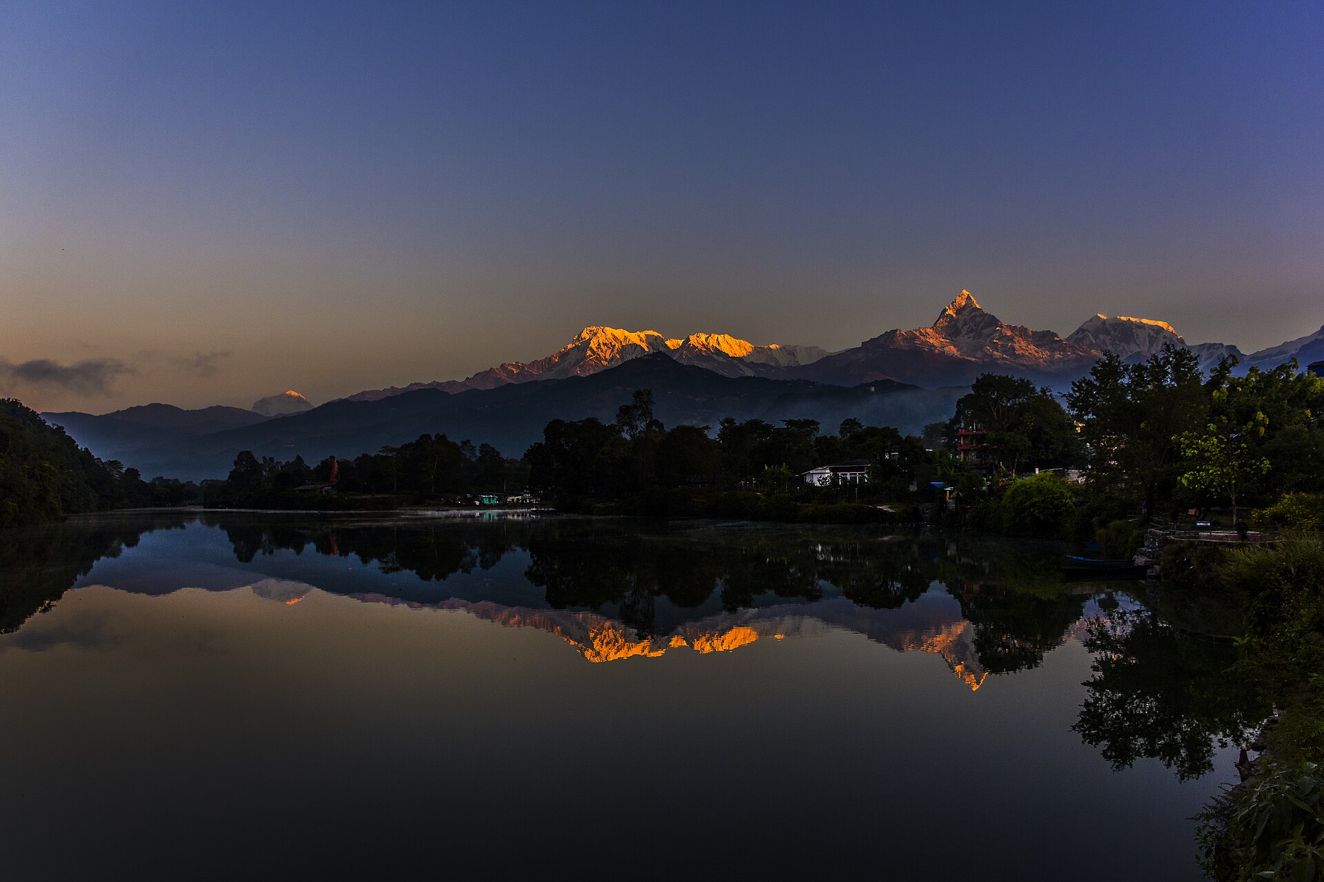 Phewa Lake, Pokhara — Nepal